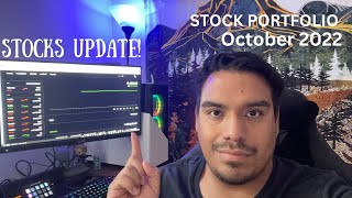 My Stock Portfolio Update | October 2022 Dividend and Growth Stocks With Some Crypto