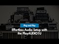 Plug and Play: Effortless Audio Setup with the PlayAUDIO1U
