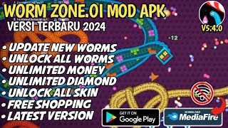 Worms Zone io Mod Apk Terbaru 2024 V5.4.0 || Unlimited Money & Unlimited Coin || Unlock All Skin