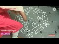 maha shivarathri simple muggulu i shivarathri special easy kolami shivarathri muggulu i shiv rangoli