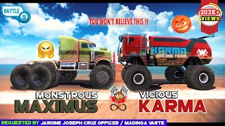 Off The Road Maximus Vs Karma Epic Battle OTR Truck Vs Truck | Android New Gamep
