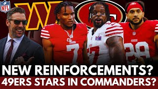 🏈🔥EXPLOSIVE!! ADAM PETERS WANTS 3 SAN FRANCISCO 49ERS FREE AGENTS ON COMMANDERS? | commanders news