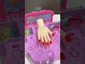 satisfying with nail salon toy set 💅 asmrtoys nailsalon toys nailartist 장난감