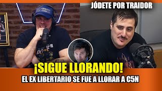 EL TRAIDOR LIBERTARIO y Larretista se sumió a MASLATON y atacó al GORDO DAN en C5N