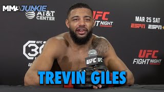 Trevin Giles Talks Preston Parsons Win, Move Down to Welterweight, More | UFC on ESPN 43