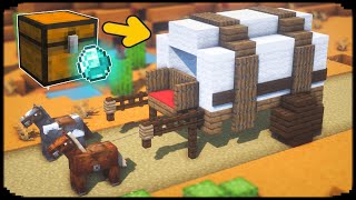 Minecraft: How to Build a Wagon | Minecraft Build Tutorial