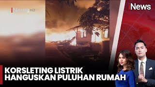 16 Rumah Semi Permanen Ludes Terbakar di Mandailing Natal - iNews Pagi 24/12