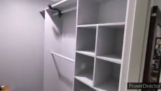 Walk in closet transformation