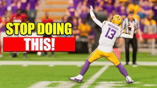 How To STOP Throwing Interceptions in College Football 25!