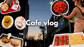 [cafe vlog] 아침 6시 30분에 일어나는 카페 오픈 알바생🌞 | 24시간이 드럽게 모자란 하루 | 카페브이로그 | 알바브이로그 | 디저트카페브이로그