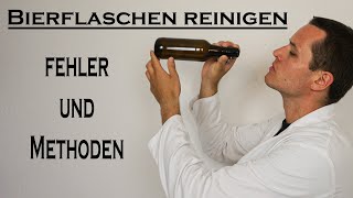 Bierflaschen reinigen und desinfizieren - Bügelflaschen reinigen ohne Chemie