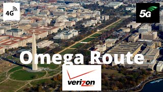 Verizon | Omega Route Speed Testing (1) Network testing in Washington DC's The Mall location