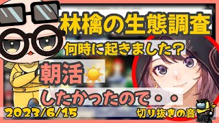 Isによる林檎さんへの生態調査【2023/6/15 Is/いずちゃんねる切り抜き】