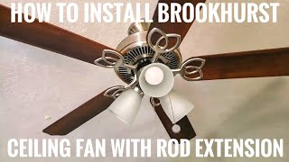 Hampton Bay Brookhurst Ceiling Fan Unboxing