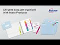 Get Organized with Avery Products