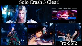 [FF7: Ever Crisis] Reawakened: Sephiroth Crash 3 Solo Clear! Non-Elemental Team!