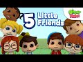 👯🤽🤸‍♂️ Five Little Friends 🎶🎹 | Islamic Series & Songs For Kids | Omar & Hana English