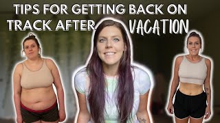 HOW TO GET BACK ON TRACK AFTER A VACATION | My Weight Loss Journey