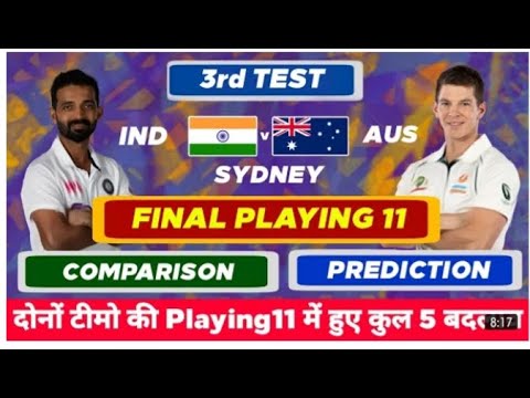 IND Vs AUS 3rd Test 2021 Confirm Playing 11, Pitch Reports, Prediction ...