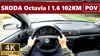 Skoda Octavia I 1.6 mpi 102KM (2005) POV Drive Test | 4k #60