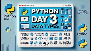 Python Day 3:DATA TYPES | 75-Day Coding Challenge