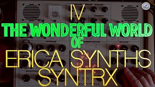 ERICA SYNTHS SYNTRX // The Wonderful World Of Erica Syntrx // NO TALKING // FOUR