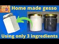 What is gesso? | How to make homemade gesso / primer | Gesso making at home