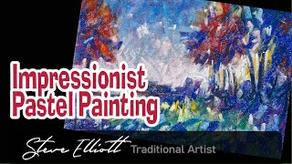 Impressionist Painting in soft pastels