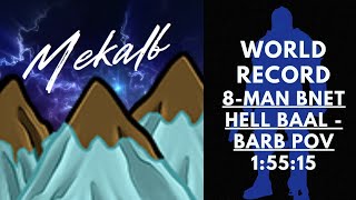 [1:55:15] 8 Man Bnet Hell Baal World Record - Barb POV