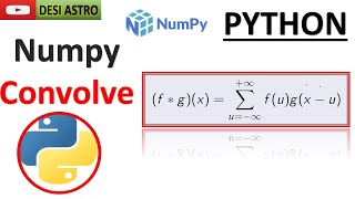 Python Programming: Exploring 1D Convolution for Data Analysis | Numpy Visualization | DESI ASTRO