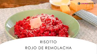 RISOTTO rojo de remolacha 🤪👨🏻‍🍳 El arroz ¡mas ORIGINAL Y DIVERTIDO! - Cocina Abierta