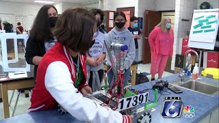 All-girl robotics team places third in FIRST Tech Challenge’s ‘Connect’ category