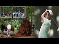 Horrifying moment three 100ft PINE TREES fall on patrons next to the 17th tee at The Masters