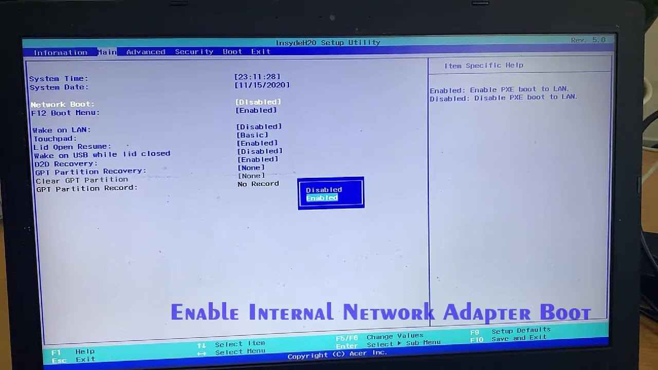 How To Enable WiFi Network Adapter From BIOS Settings | Fix Missing ...