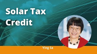 Claiming Solar Tax Credit