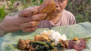 Pork with Mustard Greens recipe || Pork with mustard greens curry || Chongkret Eats