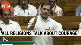 'PM says that (Mahatma) Gandhi is dead and Gandhi was revived by a movie:' Rahul Gandhi in LS