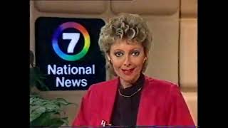 Brisbane TV 1986 - BTQ-7 'Seven National News Update and State Affair Promo' \