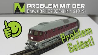 Spur N Brawa 61019 diesel loco BR 132 025-8 DR Ep IV