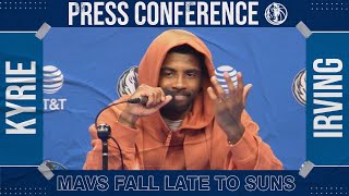 Kyrie Irving reacts to Suns-Mavs loss: 'It's a great rivalry...but we failed tonight' | NBA on ESPN