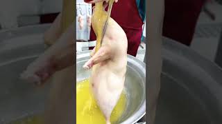 Asian street food making北京烤鸭 #shorts #asian food #Roasted Duck