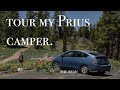 My Prius Camper: an In-depth Tour