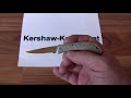 kershaw silver spur ii knife 2825 demonstration