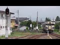 jr五所川原駅 11 09　五能線 深浦行き＆弘前行き発車　2019.07.30