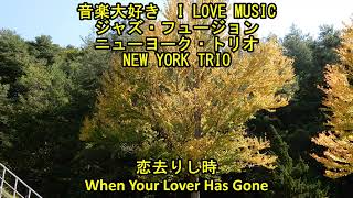 音楽大好き　ジャズ・フュージョン　ニューヨーク・トリオ   /　恋去りし時　　 I LOVE MUSIC   NEW YORK TRIO  /  When Your Lover Has Gone