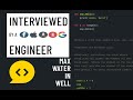 Python interview with a FAANG engineer: Max water in well
