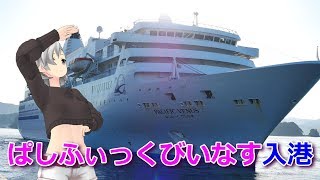 豪華客船ぱしふぃっくびいなす入港/VTuberノーラが行く！