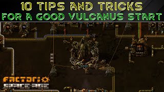 10 TIPS For A Good VULCANUS Start - Factorio Space Age Guide