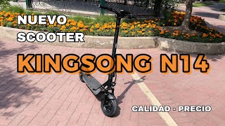 Nuevo Scooter Electrico KingSong N14 | Alta tecnología calidad - precio | Reseña