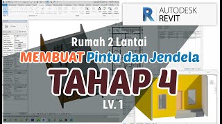 Tahap 4 Project Rumah 2 Lantai| Membuat Pintu dan Jendela